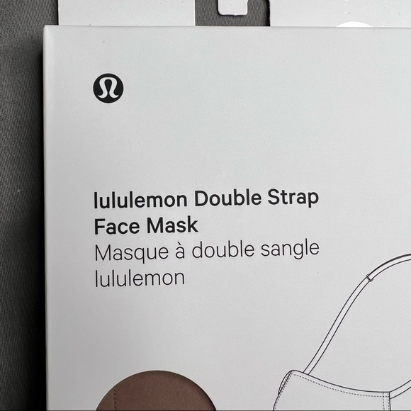 NWT Lululemon Double Strap Face Mask Unopened/Unused *BRAND NEW* (DYBZ) - Picture 3 of 12